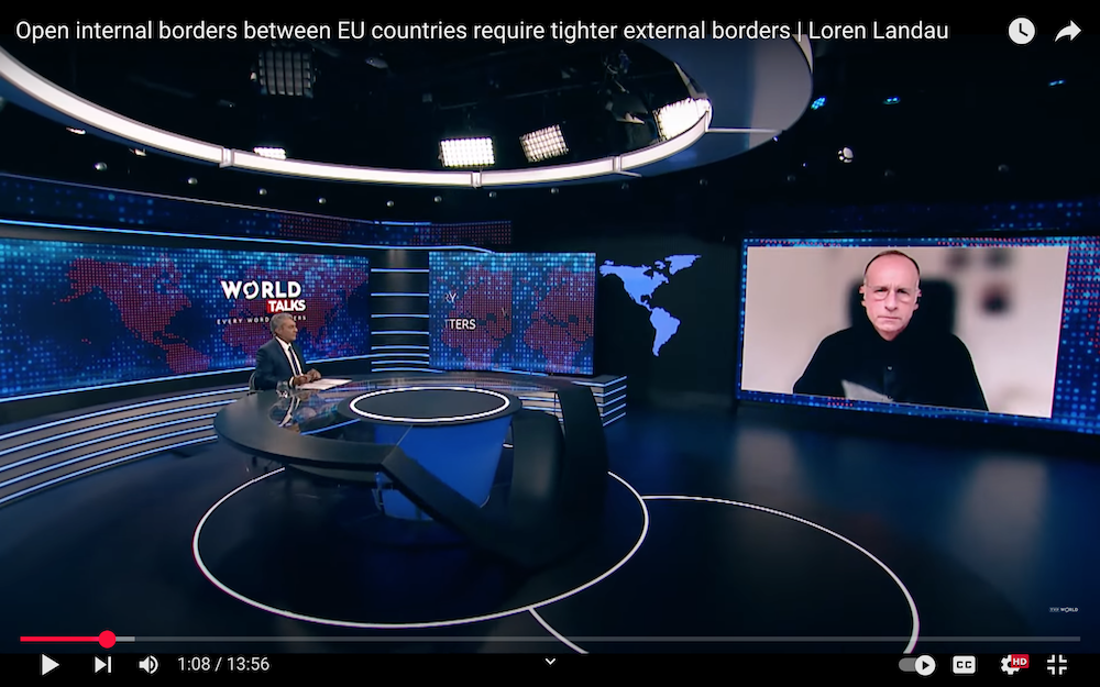 VIDEO: Open internal borders between EU countries require tighter external borders